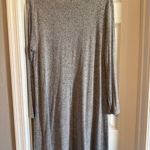Long sleeve cotton dress